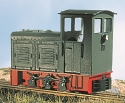 Feldbahn-Diesellok, grün, Faulhabermotor, H0f