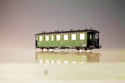 Reisezugwagen 2./3. Klasse, DRG grün, Holzaufbau